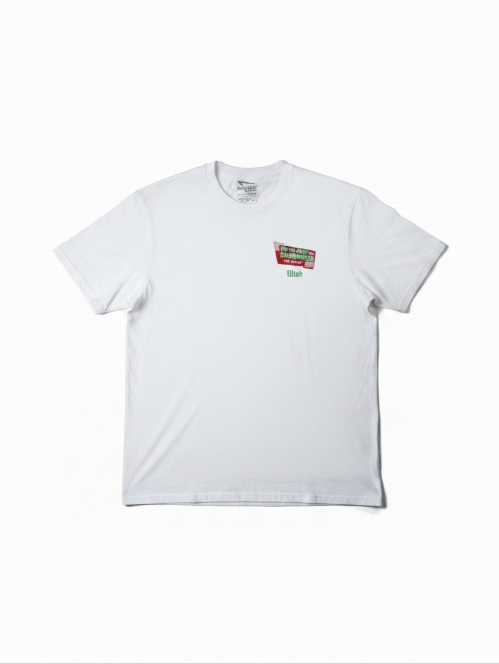 In-N-Out Burger Graphic T-Shirt Men’s Large White Utah Neon Sign Back Print